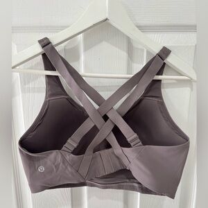 Lululemon athletica Women's Cross-Back Sports Bra - Gray